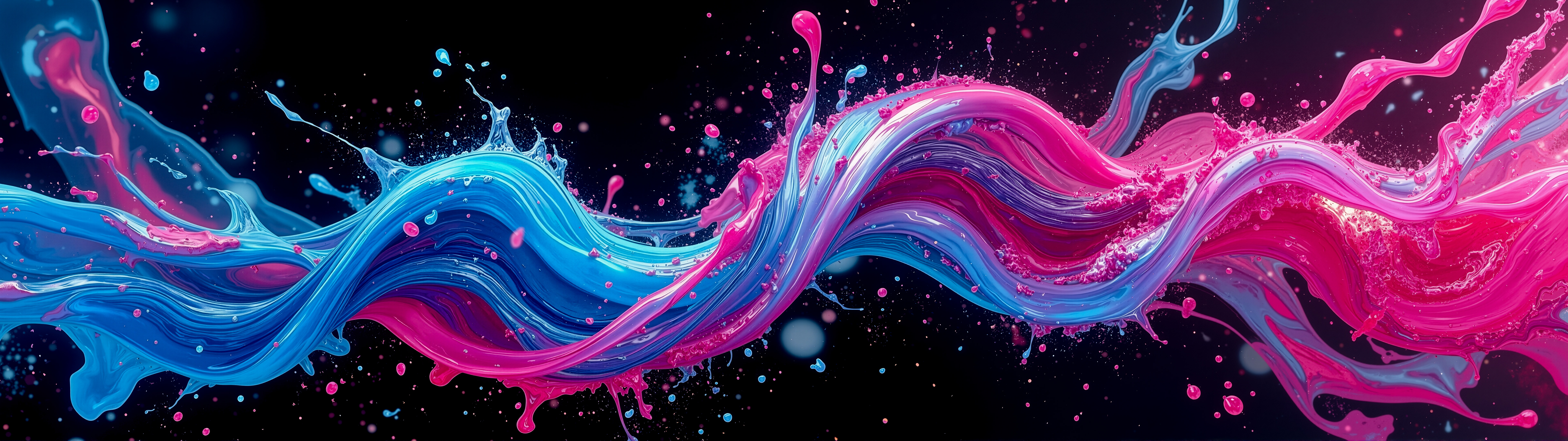 Quantum twist (Pink/Blue)