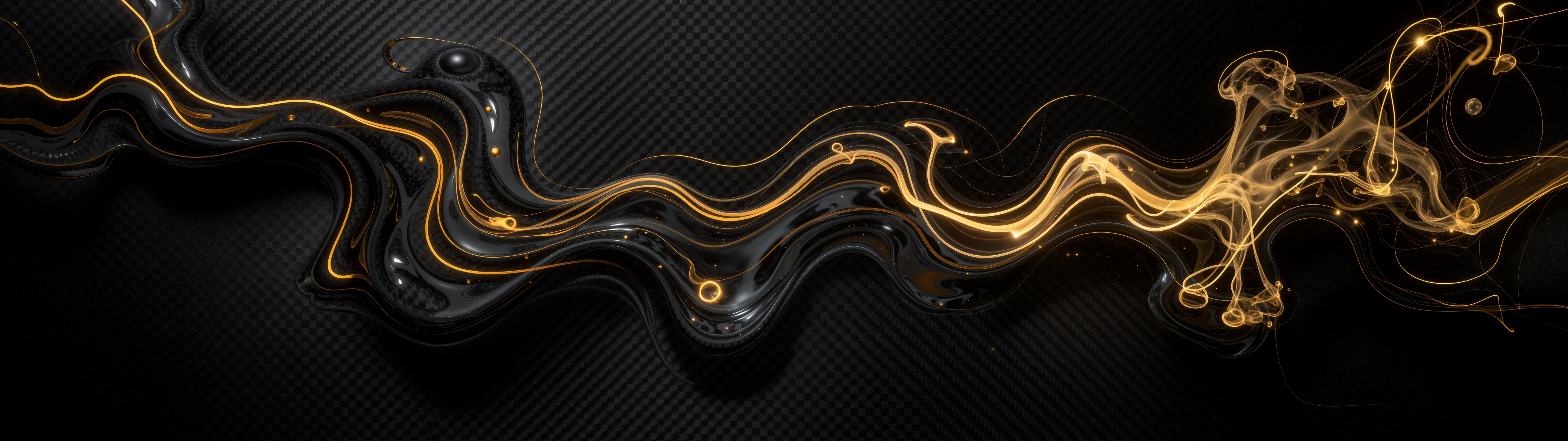 Carbon Entanglement (Black/Gold)